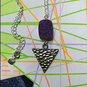 Beautiful, handmade boho crystal necklace by Sparkazilla on Etsy